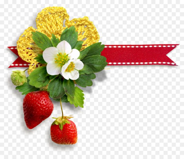 Рамка клубника