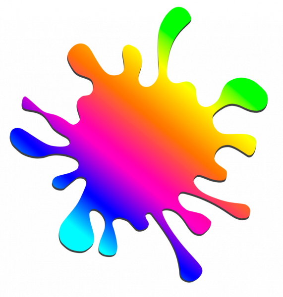 Клипарт Клякса на прозрачном фоне