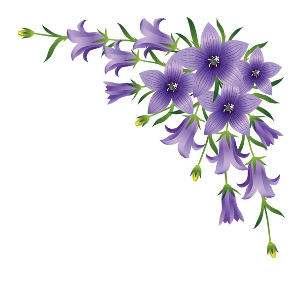 Колокольчик "цветы"