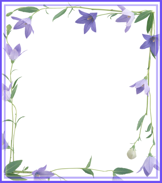 Рамка колокольчики для детского сада