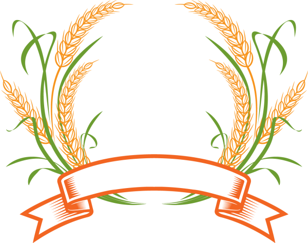 Рамка с колосьями пшеницы