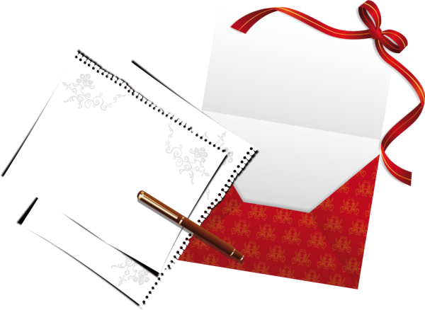 Конверт с запиской