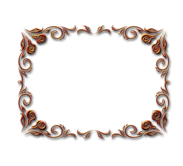 Рамка коричневая