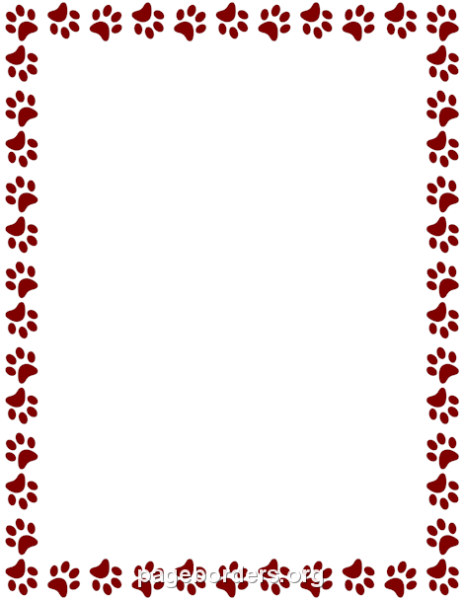 Рамка лапки кошки