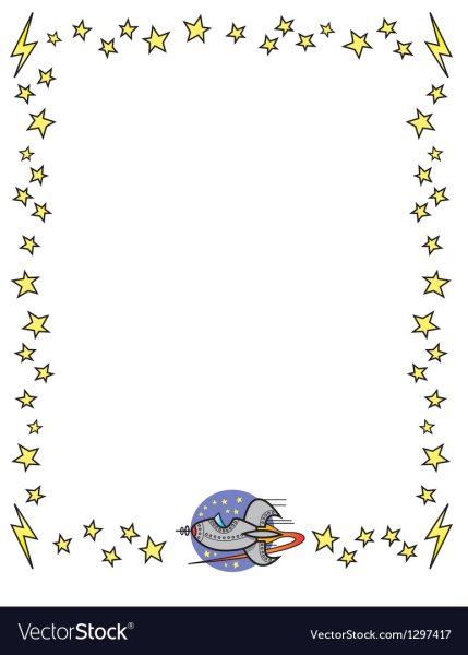 Рамочка космос для текста