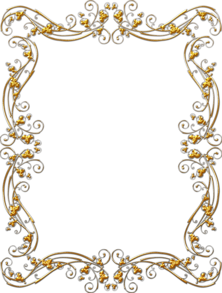 Красивые рамки на прозрачном фоне