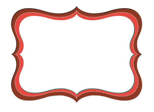 Рамка для текста красная