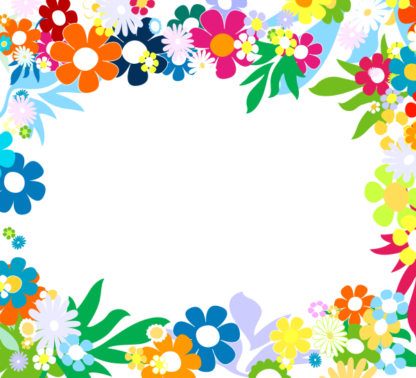 Рамка разноцветная