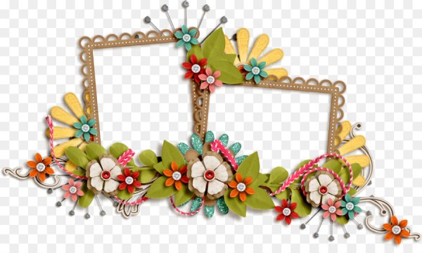 Оригинальные рамки на прозрачном фоне