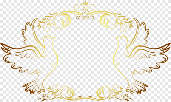 Свадебные вензеля на прозрачном фоне