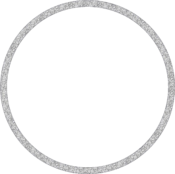 Серебристая круглая рамка