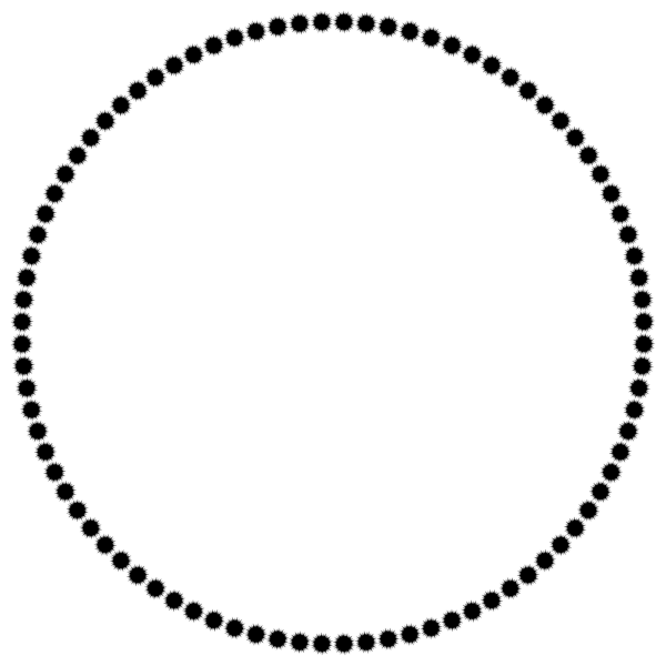 Белый круг на прозрачном фоне