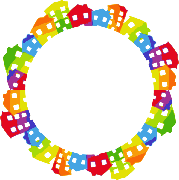 Круглая рамка для детей