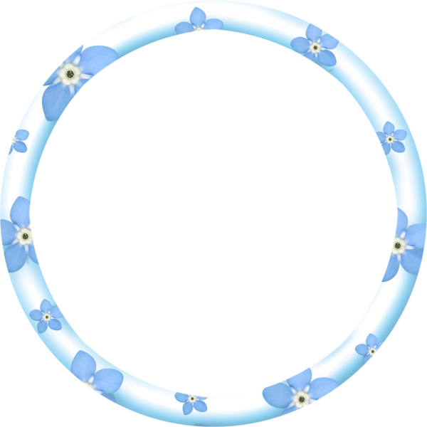 Круглая детская рамка для фотошопа