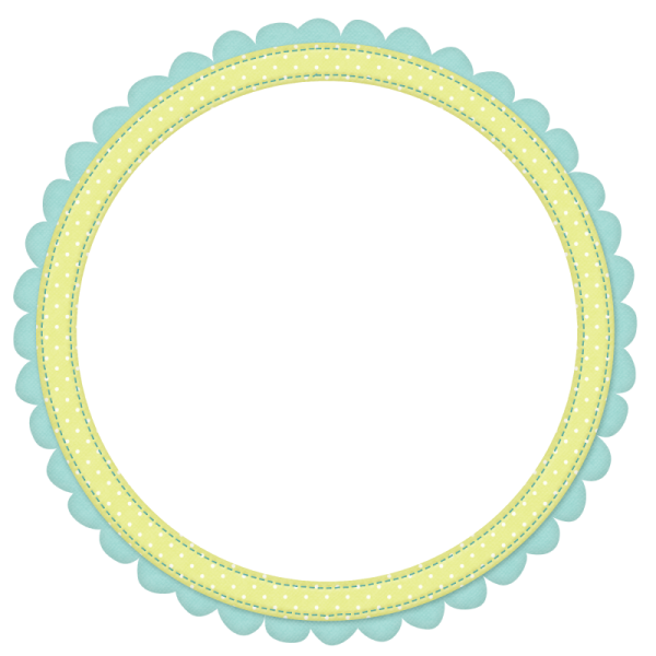 Круглая рамка для детей