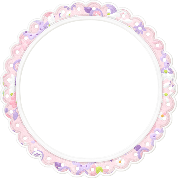 Круглая рамочка детская