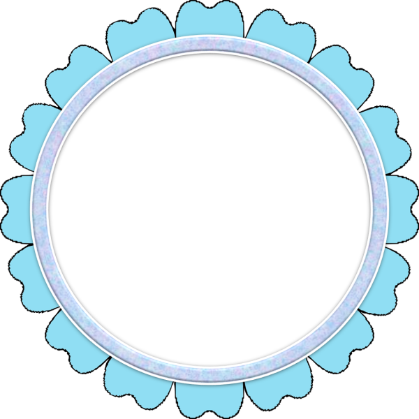 Круглый рамка детский