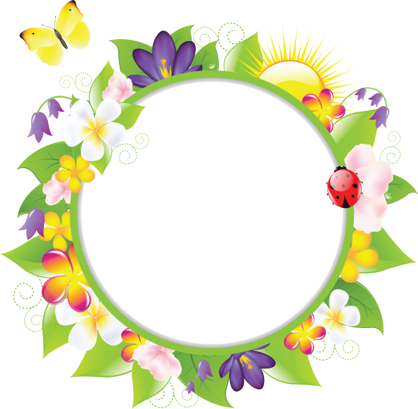 Рамка круглая детская