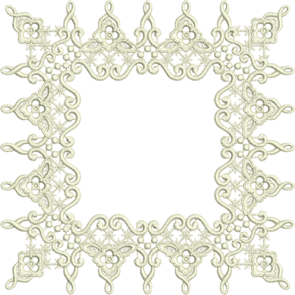 Кружевная рамочка