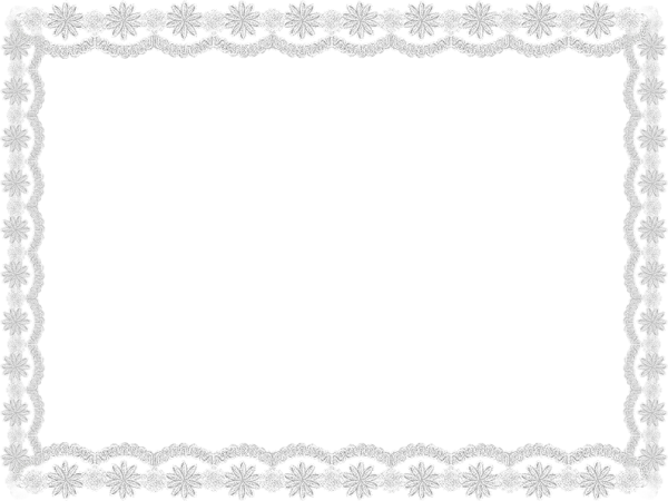 Белая кружевная рамка