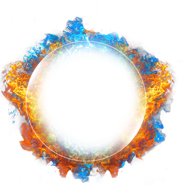 Круглая рамка на прозрачном фоне