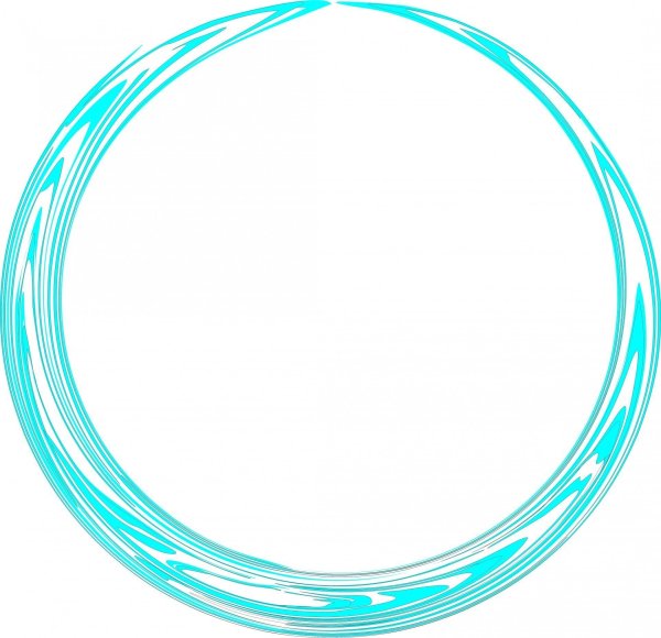 Круг на прозрачном фоне