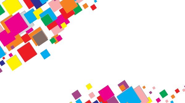 Разноцветный фон квадратиками