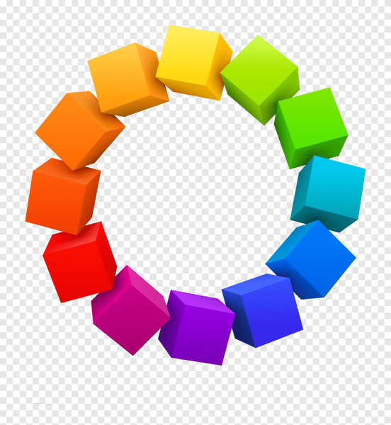 Круг из кубиков