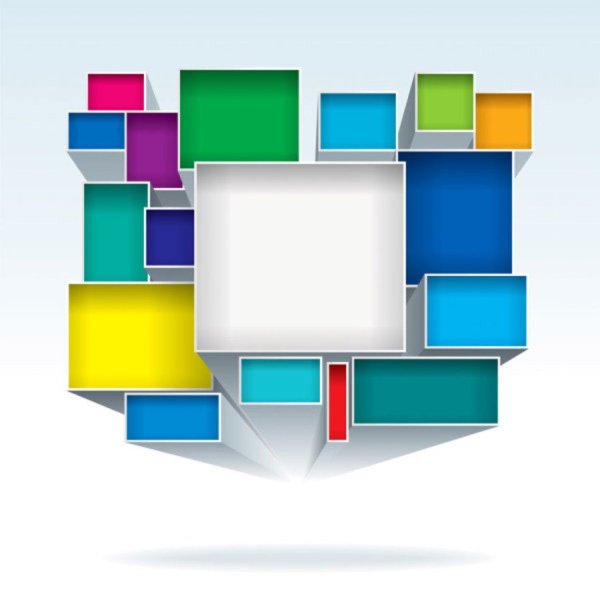 Рамка из кубиков