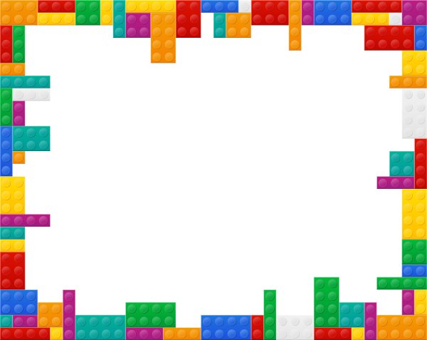 Фоторамка в стиле лего