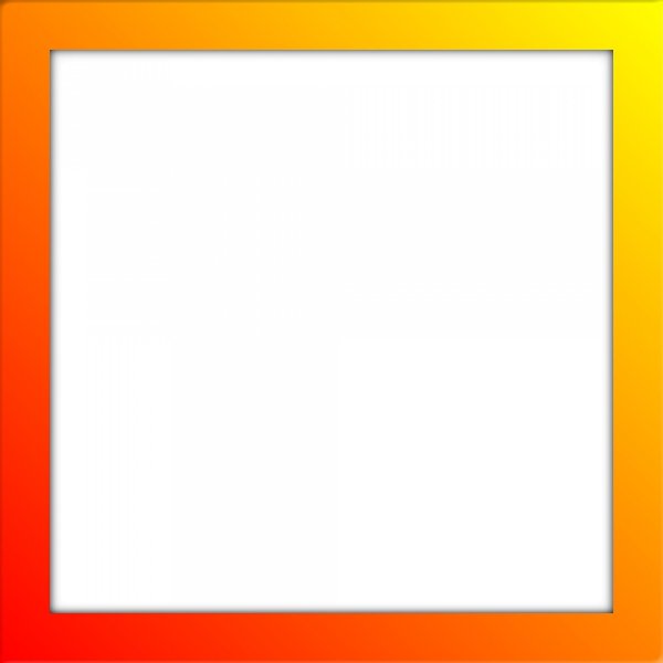 Оранжевая рамка для фотошопа