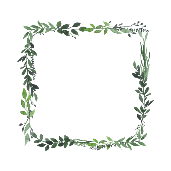 Рамка из зелени