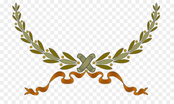 Рамка с лавровыми листьями