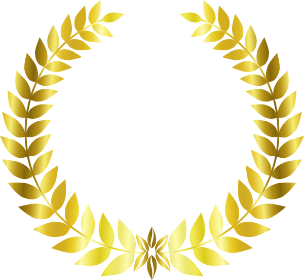 Золотой венок снизу