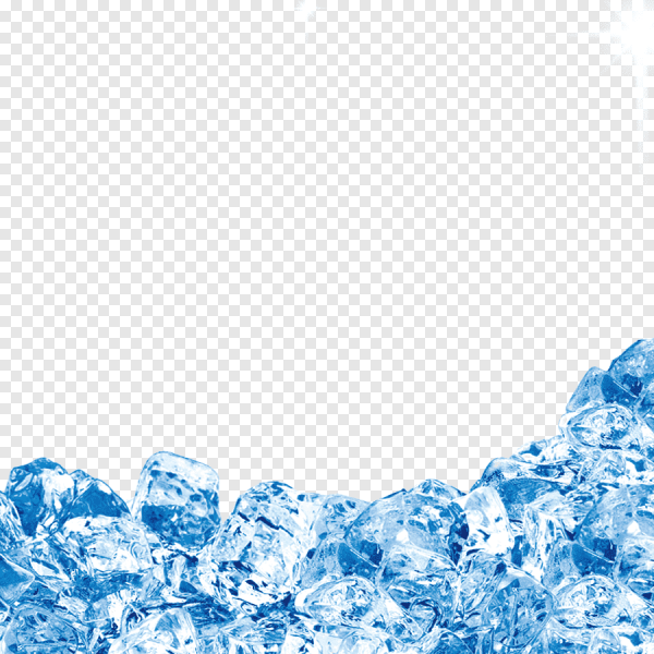 Ледяная рамка на прозрачном фоне