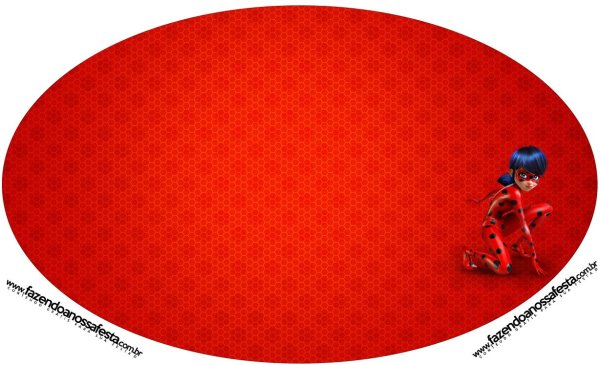 Круг в стиле леди баг