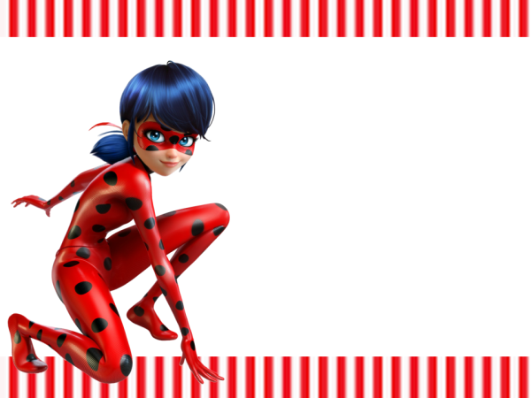 Пригласительные в стиле леди баг