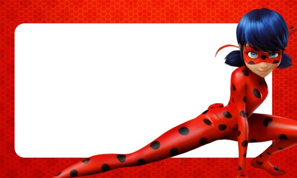 Приглашение в стиле леди баг