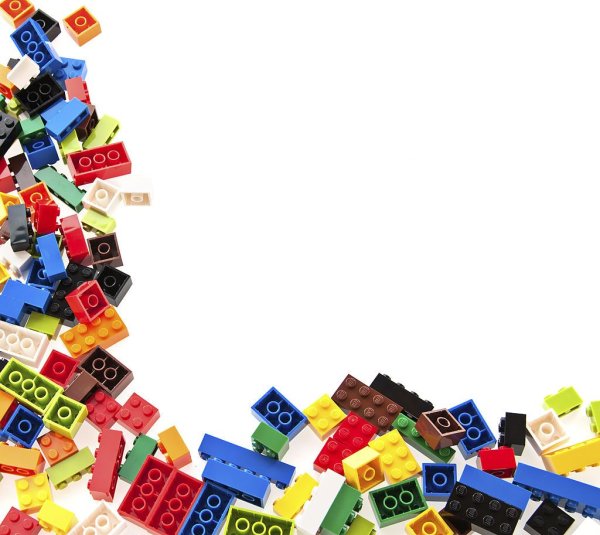 Кубики лего для презентации рамки