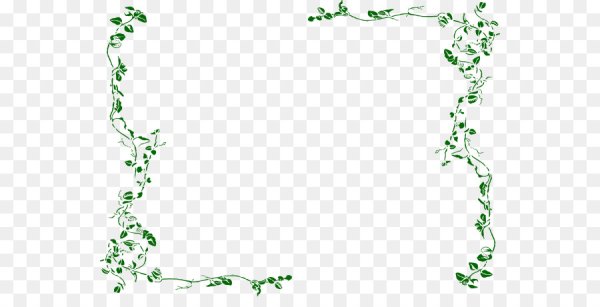 Зеленая рамка линии