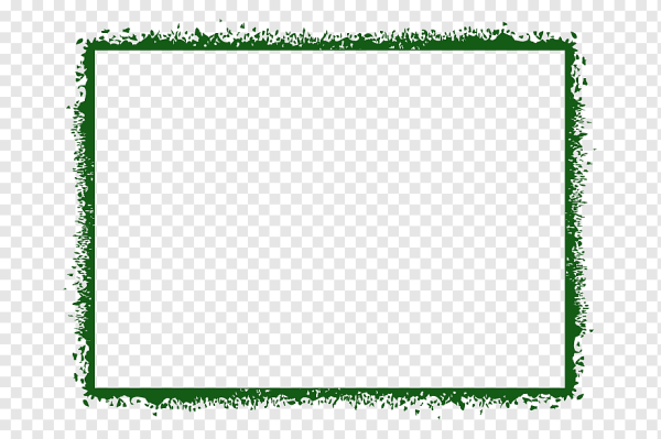 Зеленая прямоугольная рамка