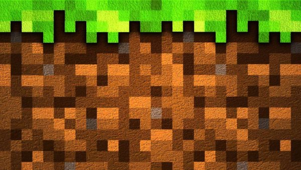 Блок травы в МАЙНКРАФТЕ