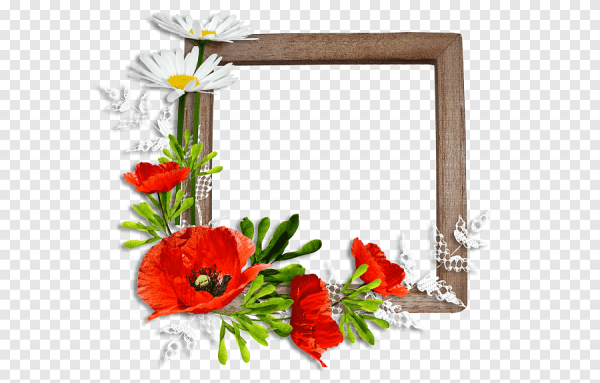 Фоторамка с маками