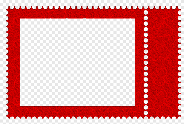 Контур почтовой марки