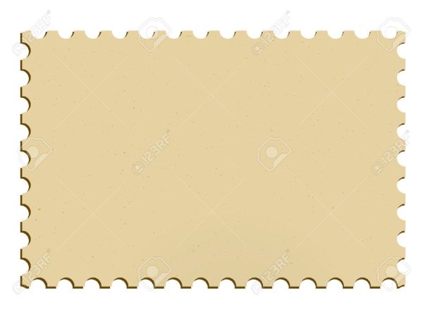 Лист бумаги с фигурными краями