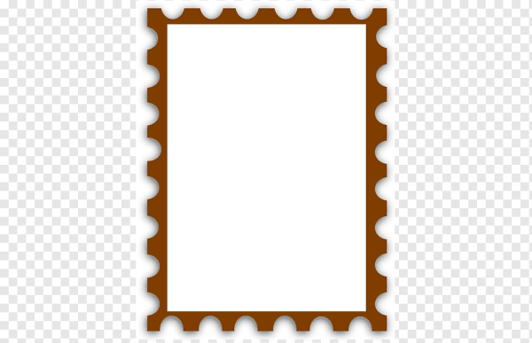 Трафарет почтовой марки