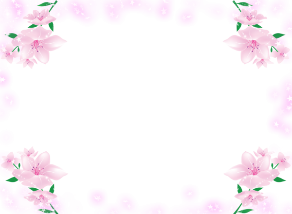 Рамка нежные цветы