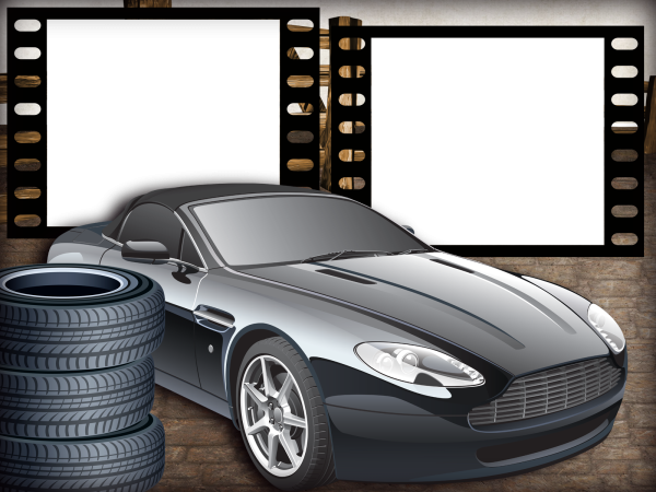 Фотошоп рамки с авто