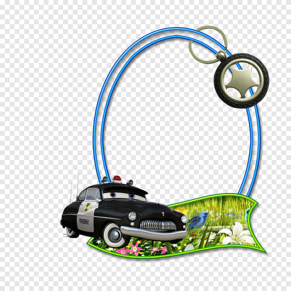 Рамки круглые с машинками