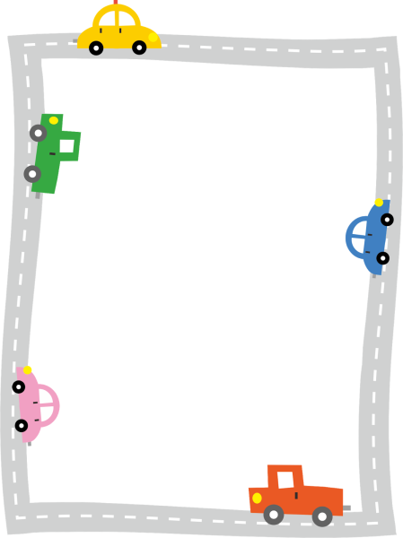 Рамка детская машинки